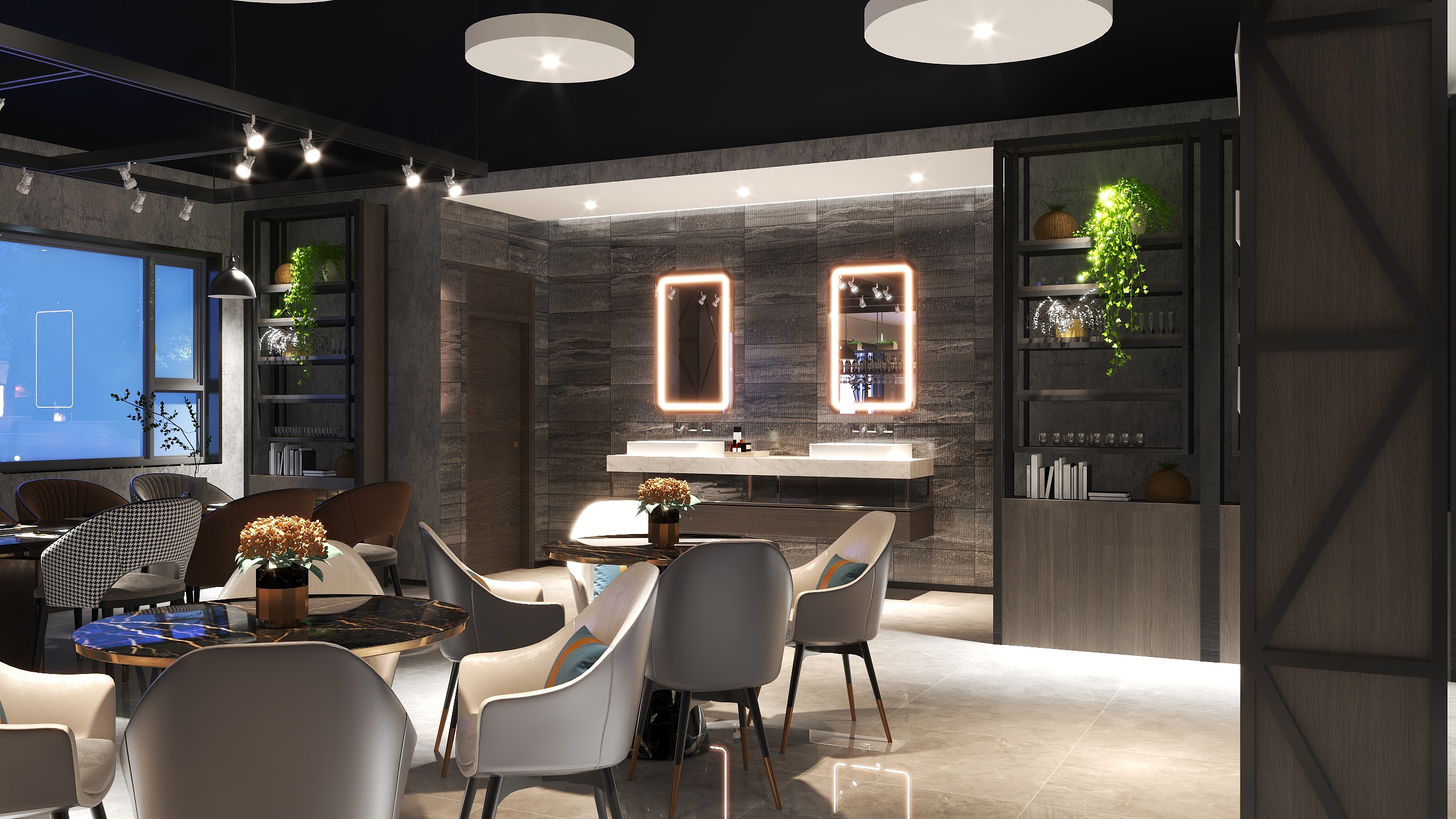 青木_DESING-员工休闲、就餐区-装修设计方案