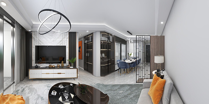 塵简设计-玖云台4-705-装修设计方案