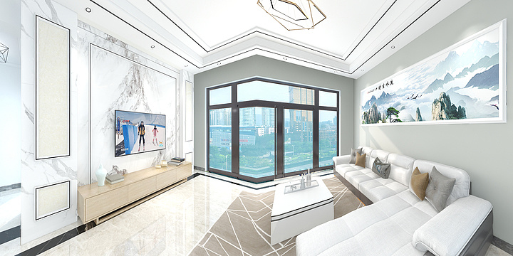 安顺耀鑫家合装饰-贵平客厅-装修设计方案