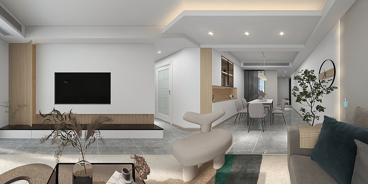 全友灬何祥宇-御景苑44#504 何然-装修设计方案