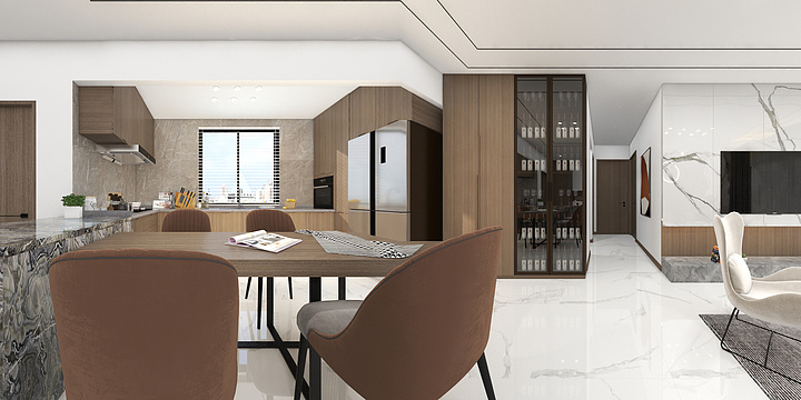 点点家居-经开旭辉147.dwg-装修设计方案