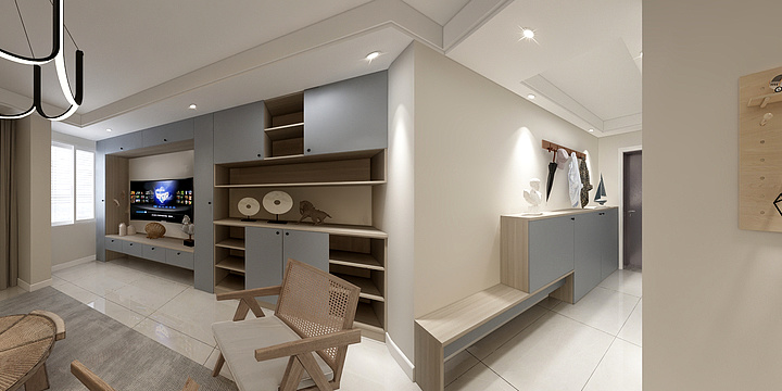 南音雨阁opaD-两套打通.dwg-副本-装修设计方案