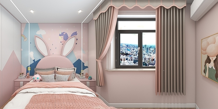 全案设计师小白-公主房-装修设计方案