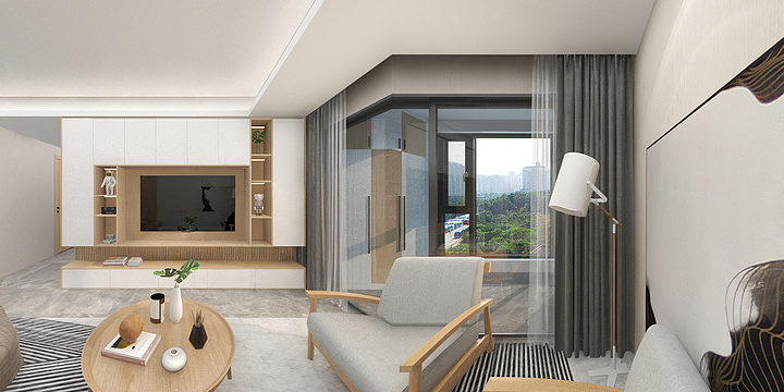 秦健-桔友全屋定制-荣熙华庭104-练灯光-装修设计方案