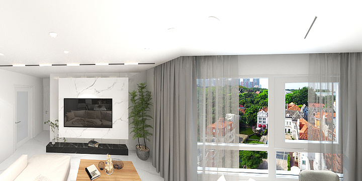 NinaWg-瑞和园89.50㎡B户型3室2厅1卫-装修设计方案