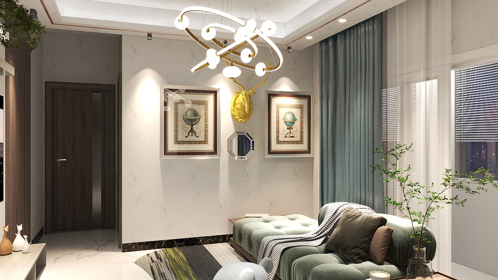 随心bRBv-瑞和园89.50㎡B户型3室2厅1卫-装修设计方案