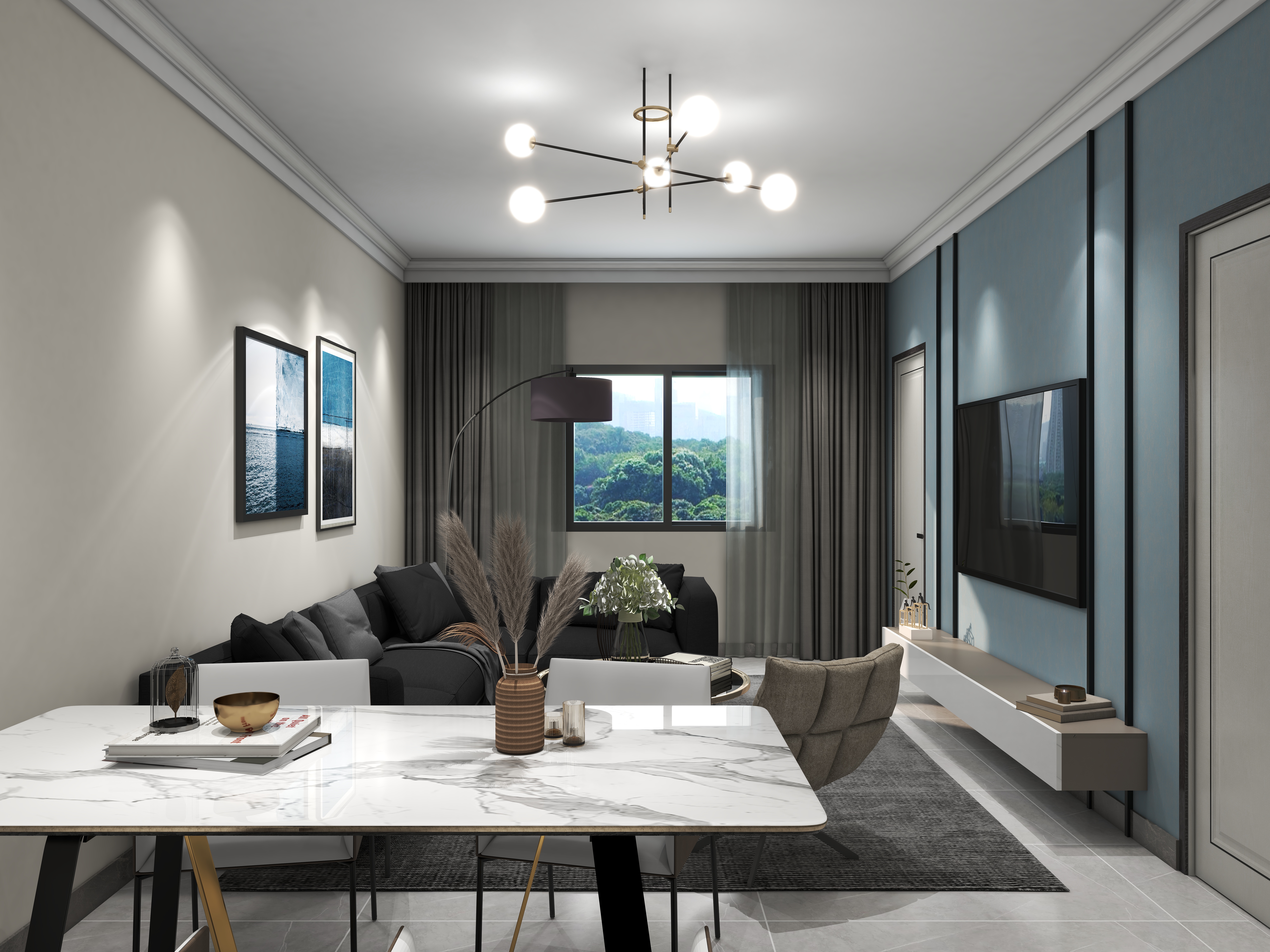 戴文华-【浮光若馨】--现代简约-装修设计方案