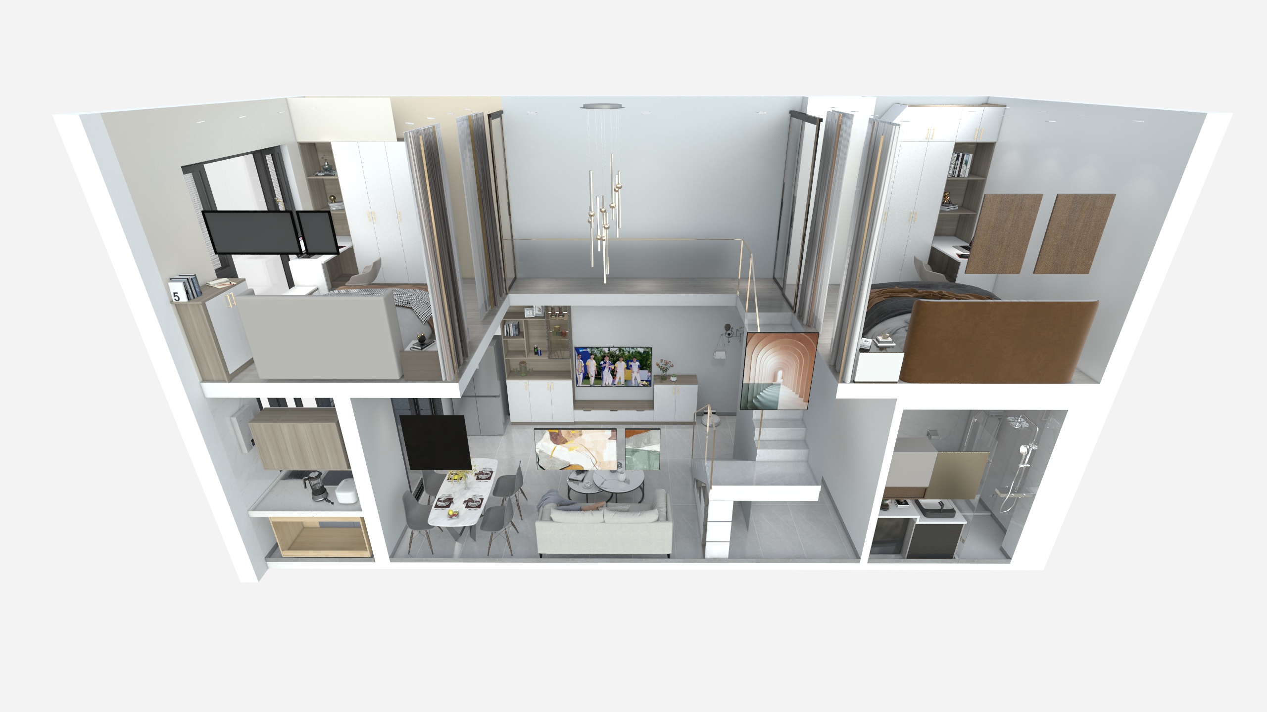 一二三1236-达宝公寓-装修设计方案