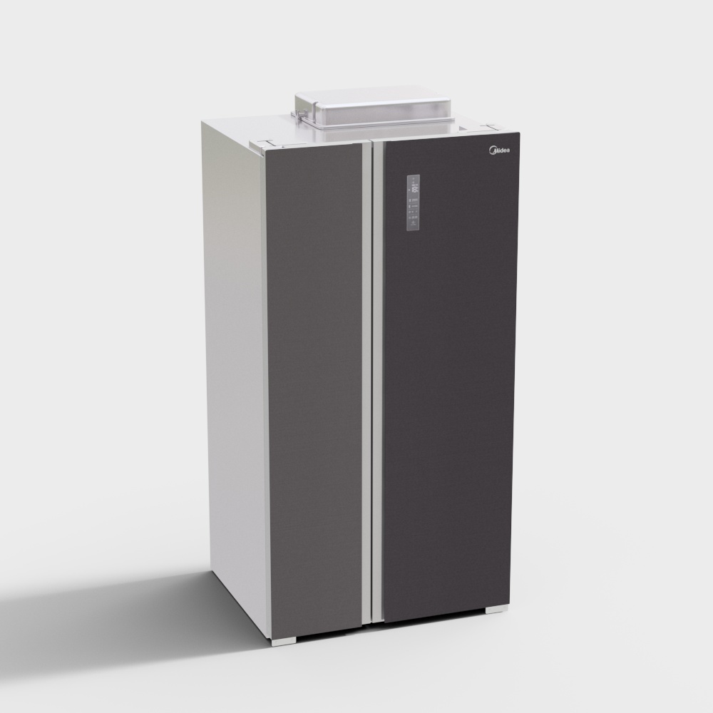 美的 冰箱 BCD-612WKGPZM 星耀灰
