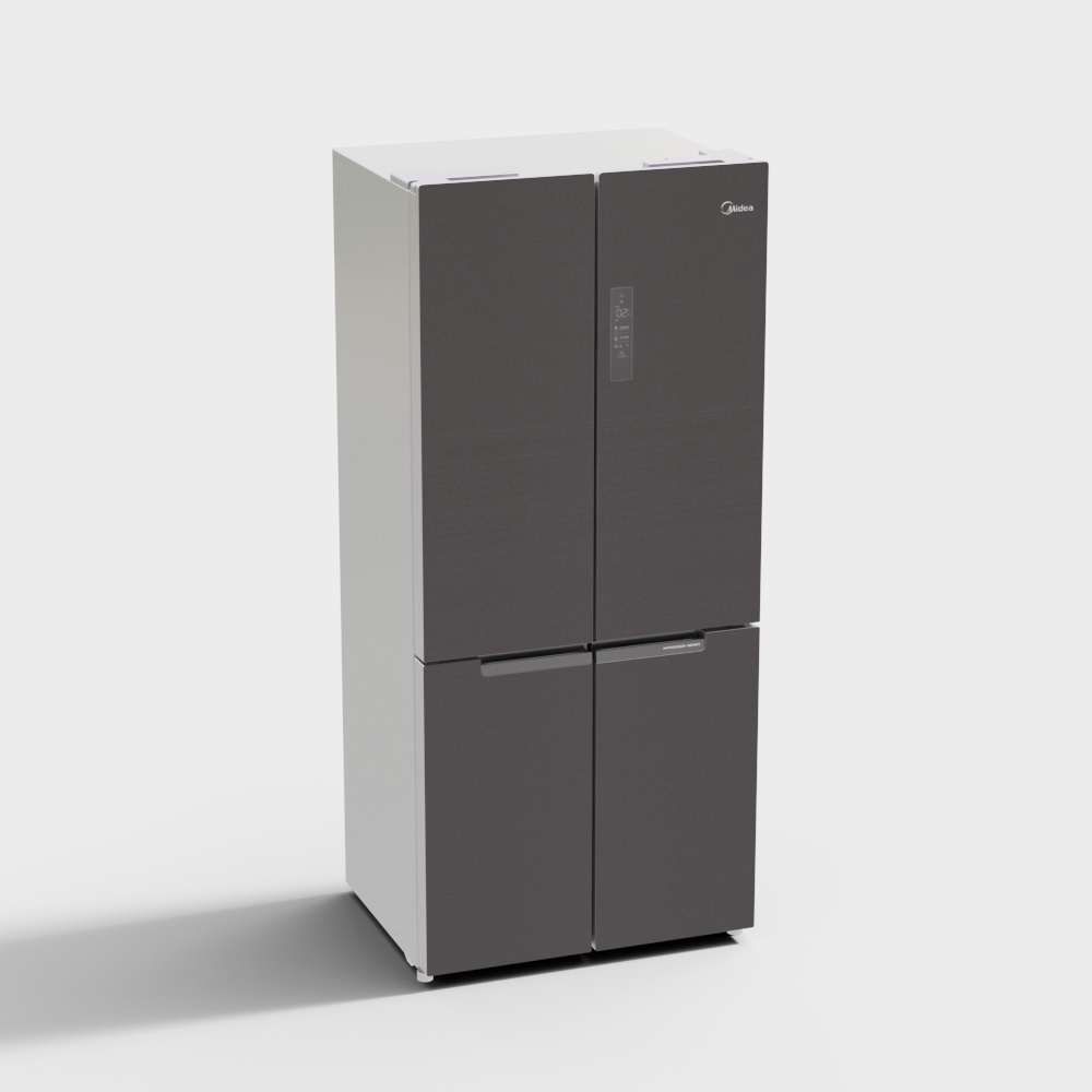 美的 冰箱 BCD-515WGPZMA 星耀灰3D模型