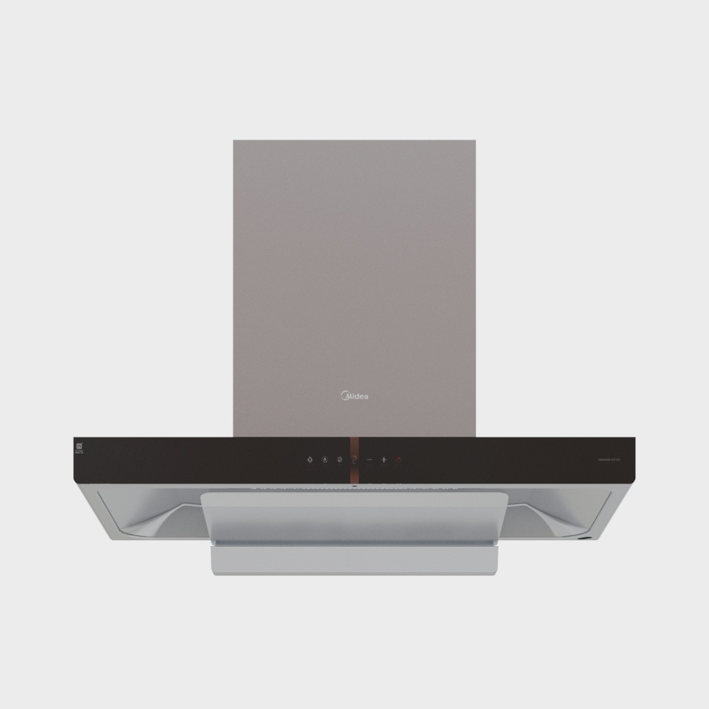 智简欧式烟机3D模型
