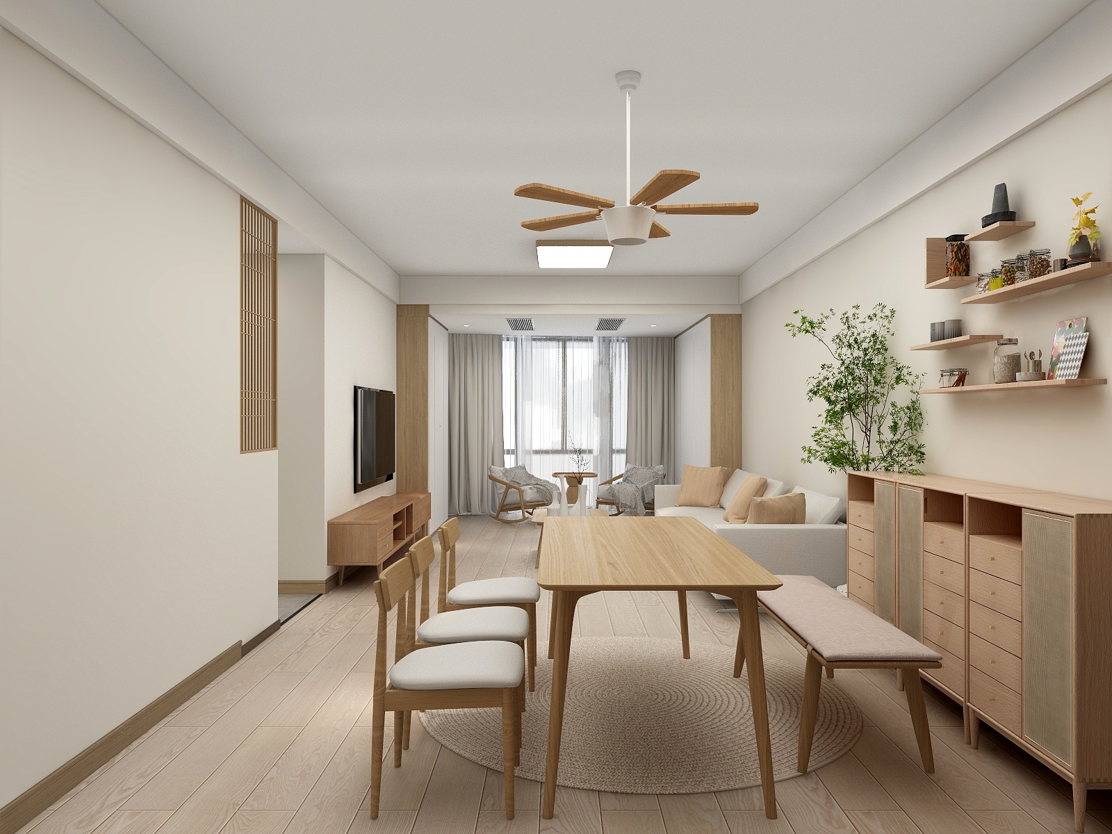 淡永明-原木风美堤雅城-装修设计方案