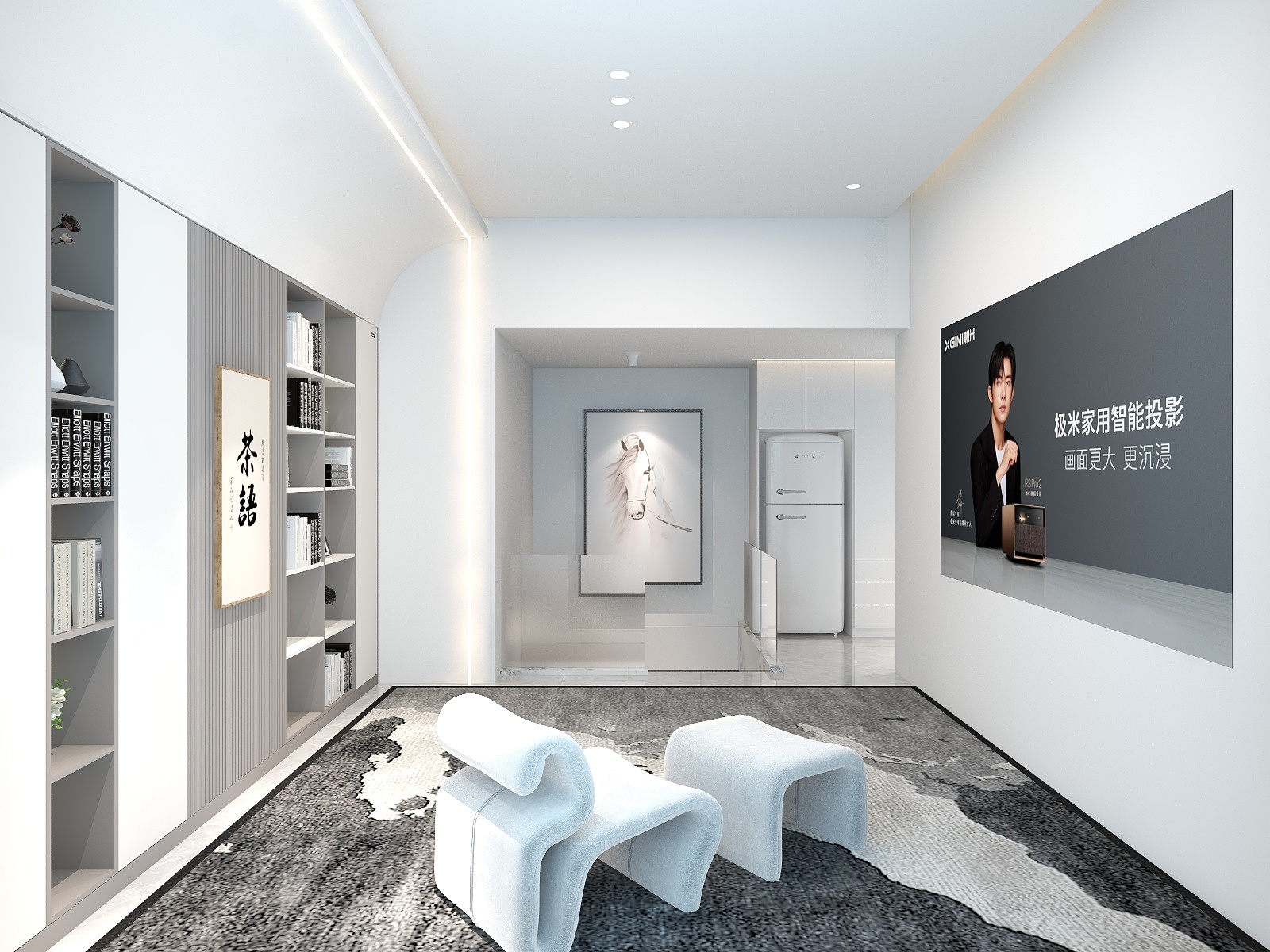 刘欢-浩仔二楼.dwg-装修设计方案