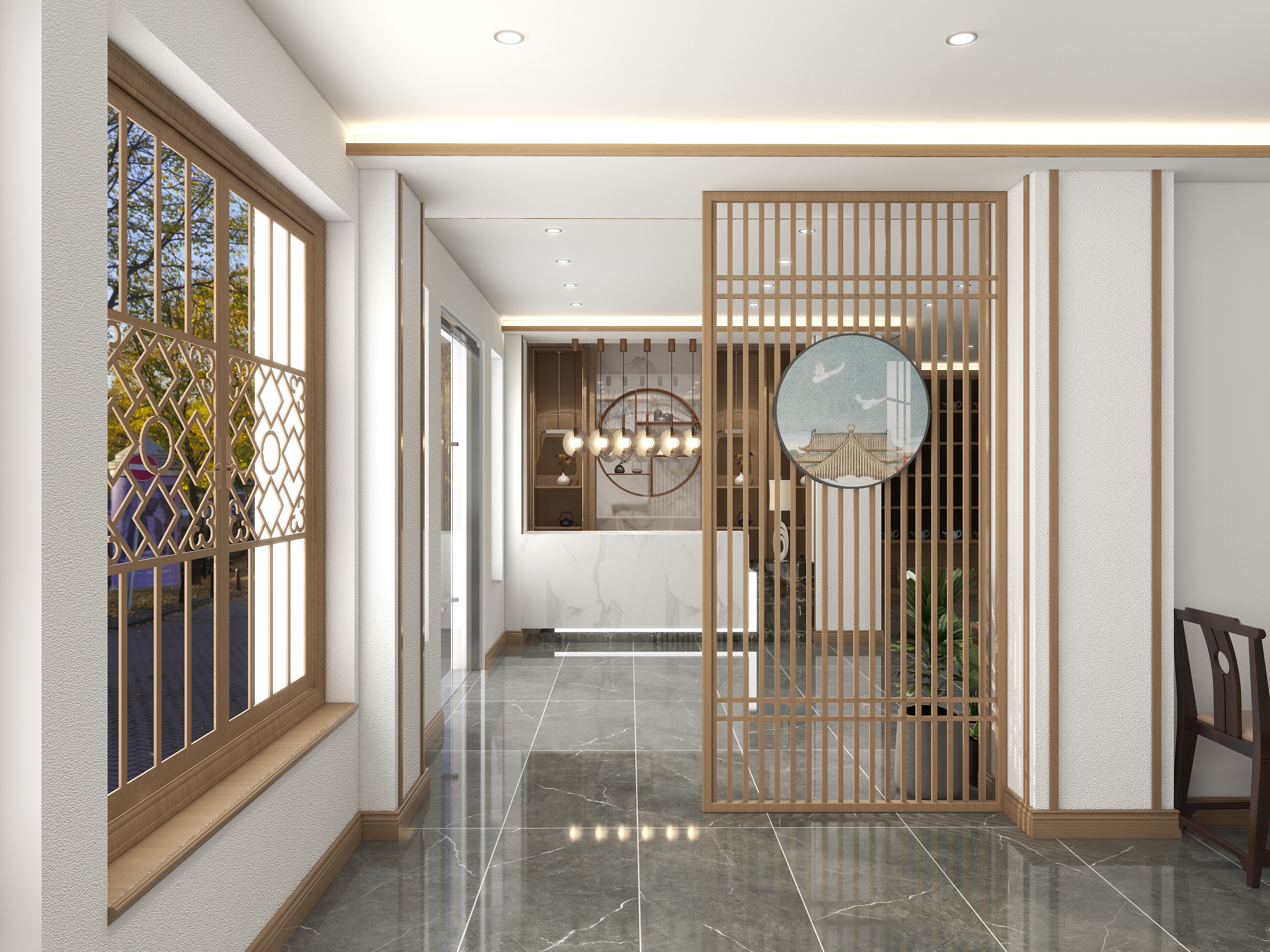 巍哲-曲刚洗浴大厅-装修设计方案