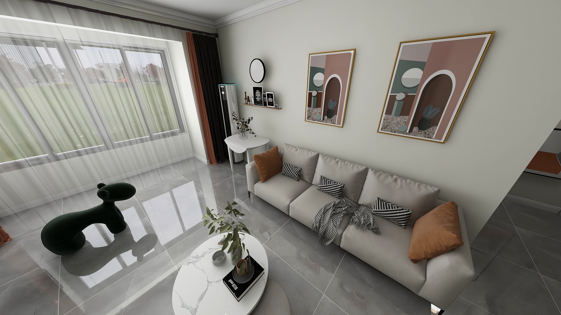 信日家装总帐号-120㎡-现代简约装修效果图