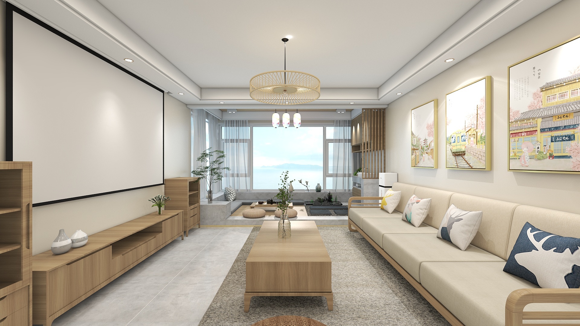 小張空间设计-云南楚雄·原木风142㎡-装修设计方案