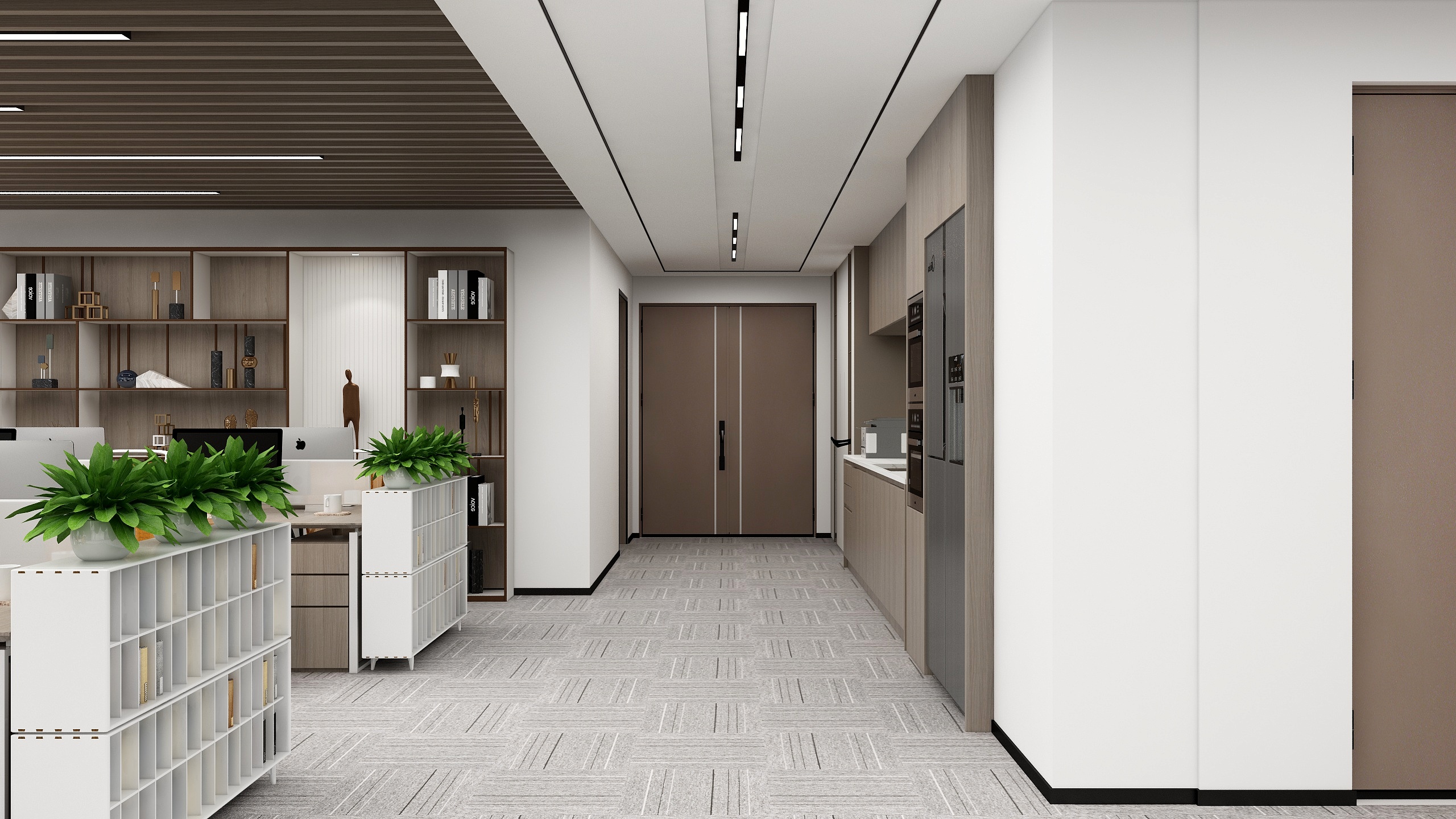 紫夜星辰1-办公室.dwg-装修设计方案