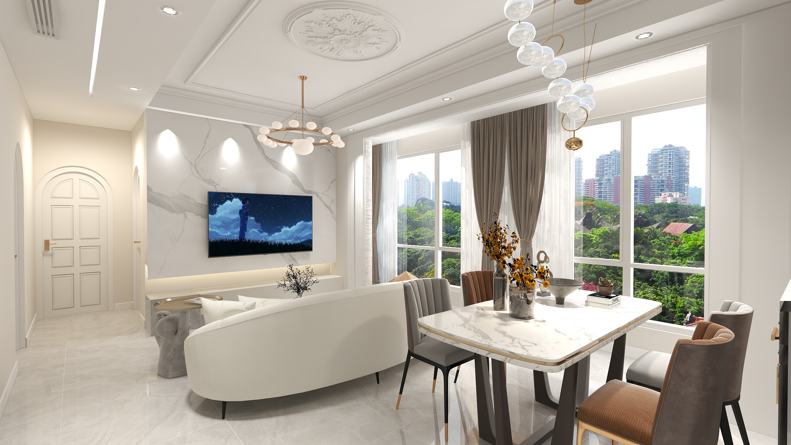 魏敬宇-瑞和园89.50㎡B户型3室2厅1卫-装修设计方案