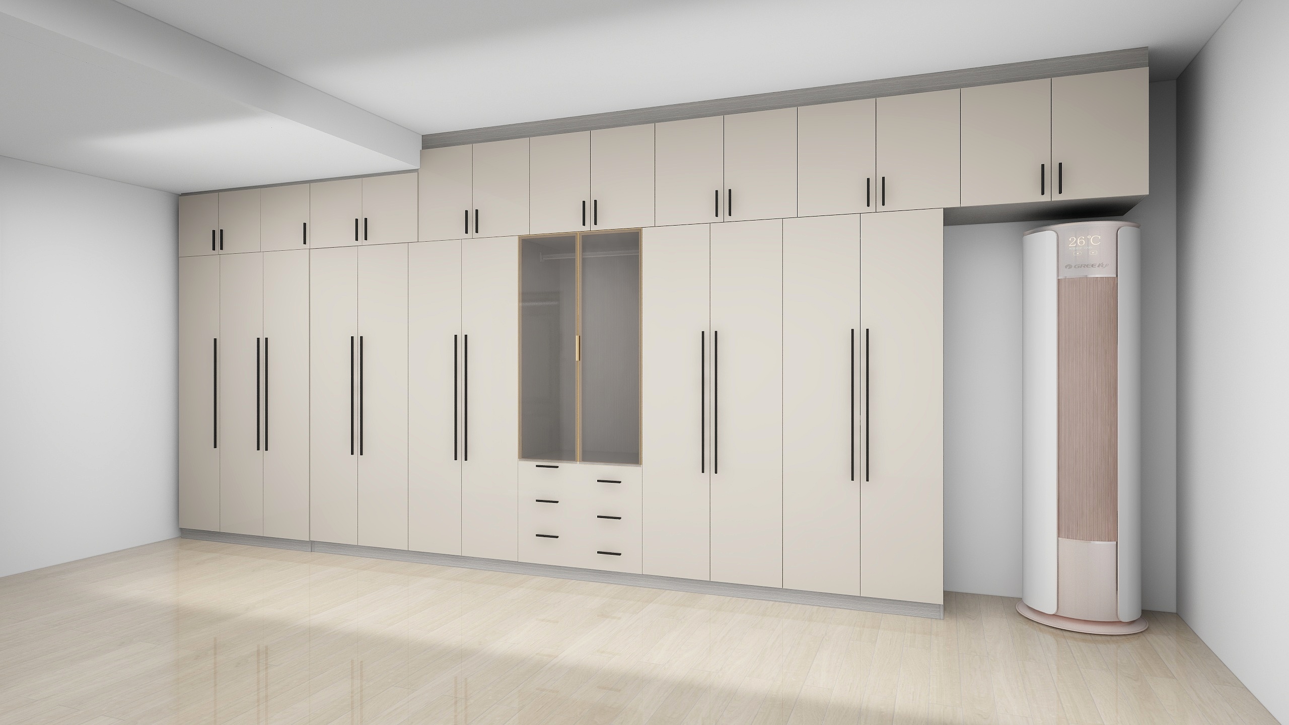 博祎设计-天平佳苑2楼主卧-装修设计方案