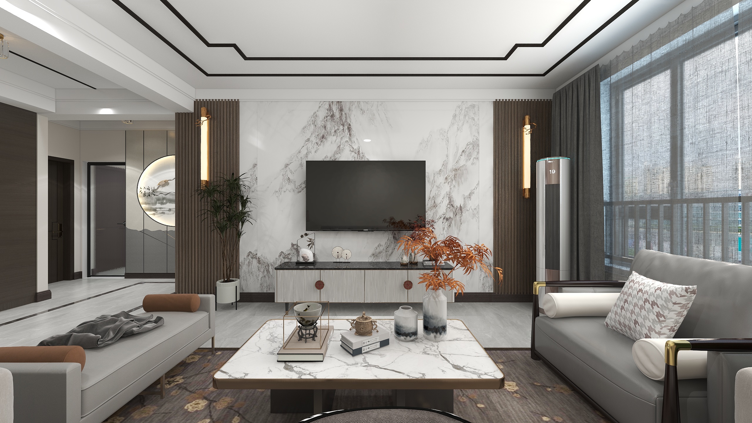 赵晨霞-东方壹号院(1).dwg-装修设计方案