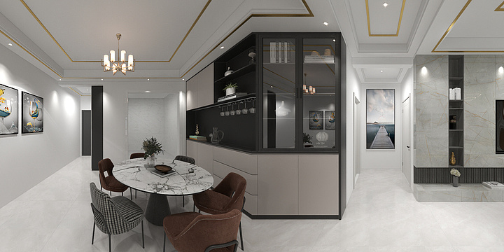 力源全屋定制-现代简约-装修设计方案