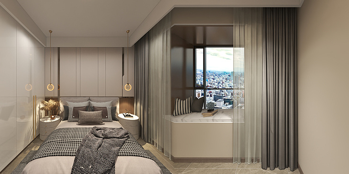 室内设计-张张-中青国际16A效果图.dwg-装修设计方案