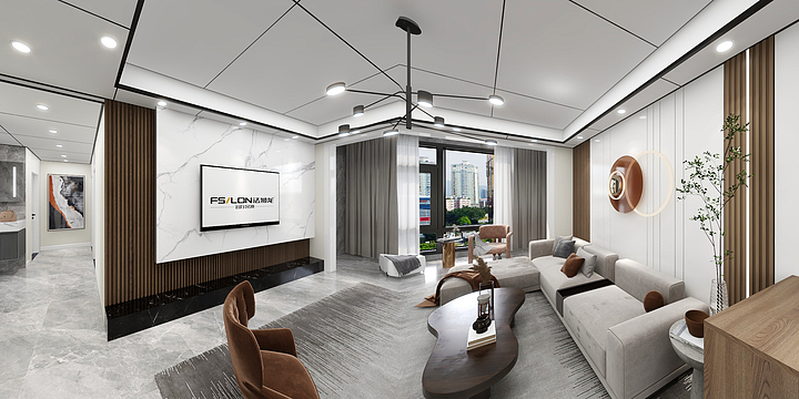 湖北阳新法狮龙-莲花湖一号三期3-2-2603-装修设计方案