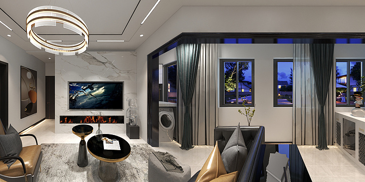 杨坤one-瑞和园89.50㎡B户型3室2厅1卫-装修设计方案