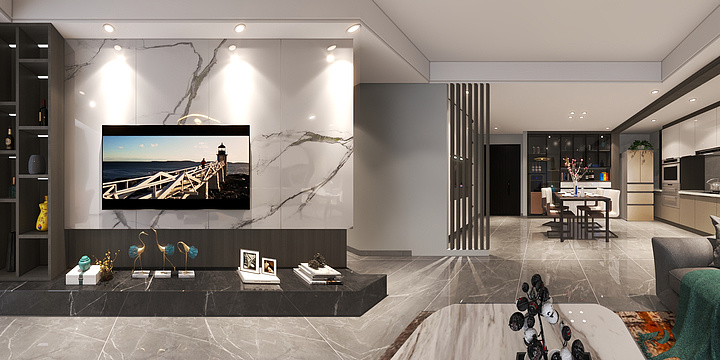 云南华聚艺家装潢设计-公园1903、-装修设计方案