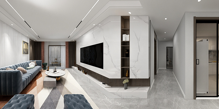 室内设计师李莉-信合一号.dwg-装修设计方案