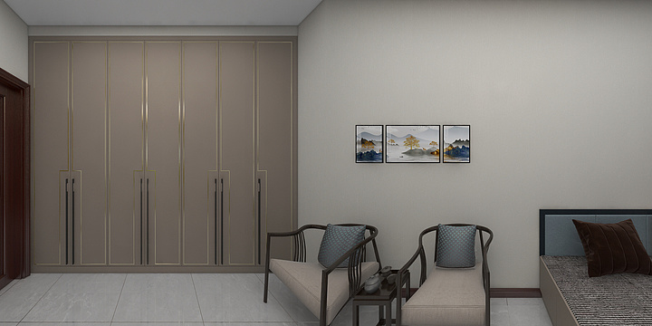 90度全屋定制靖边店-王家庙自建房-装修设计方案