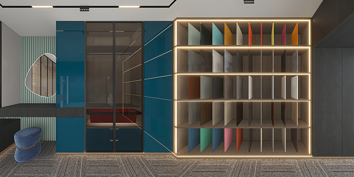 小鹏趣设计-定制小展厅-装修设计方案