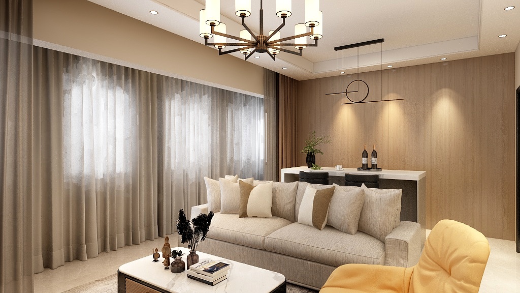 绘百家装饰-瑞和园89.50㎡B户型3室2厅1卫-装修设计方案