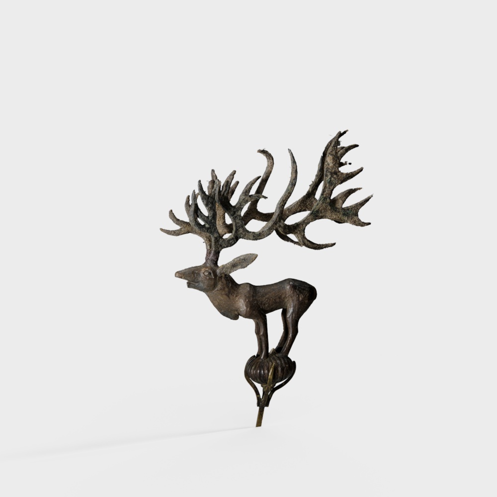 雕塑鹿