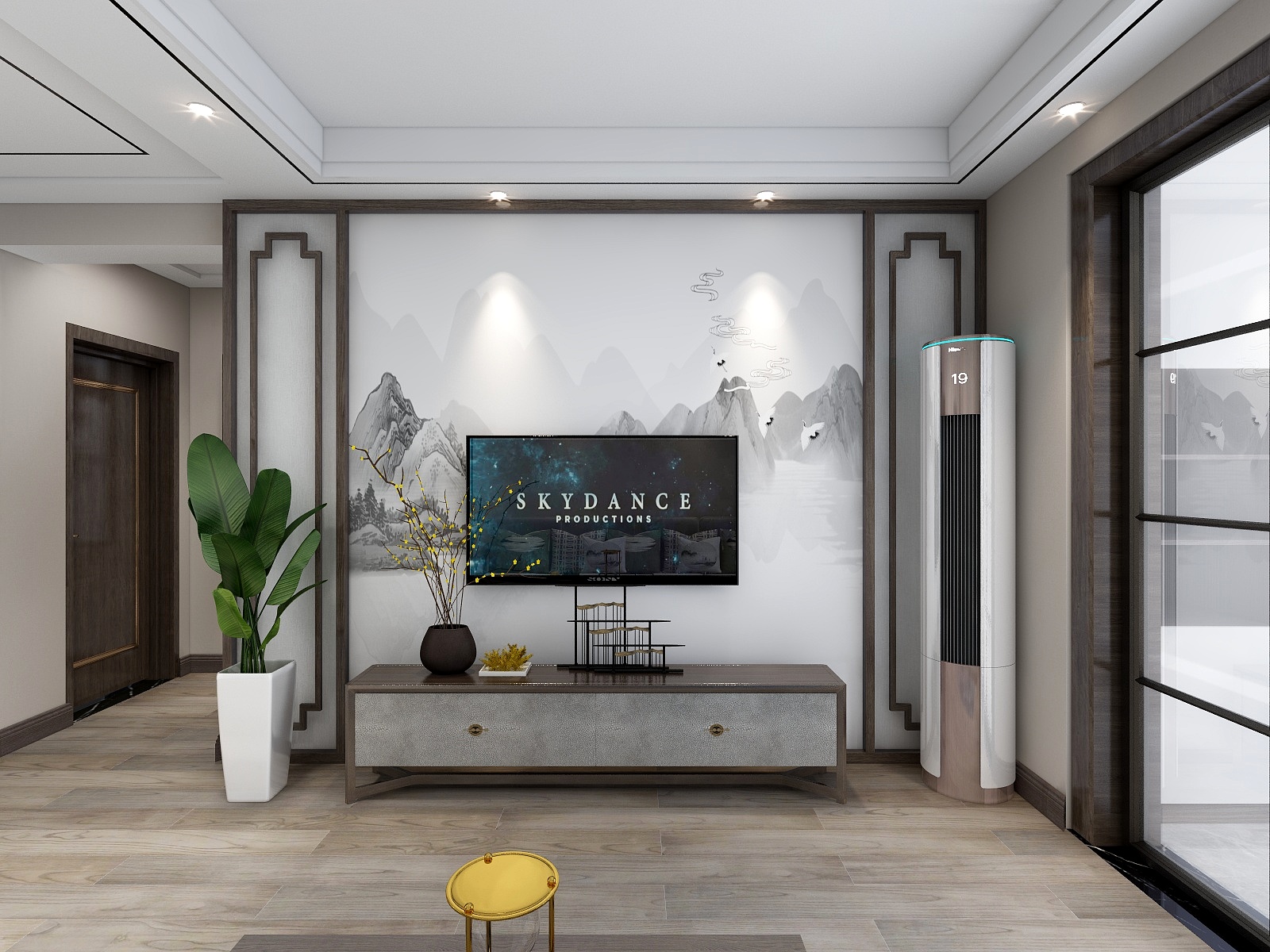 设计--许-121平米新中式-装修设计方案