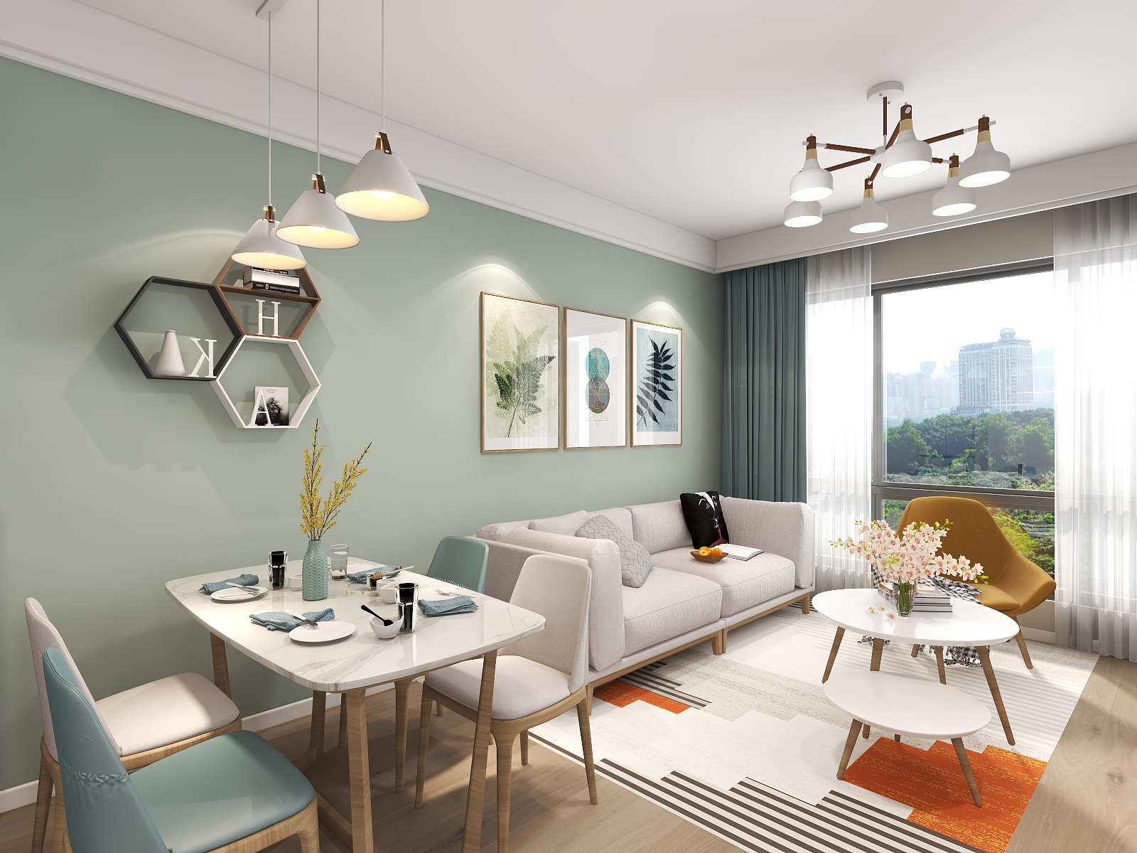 设计--许-70平北欧风-装修设计方案