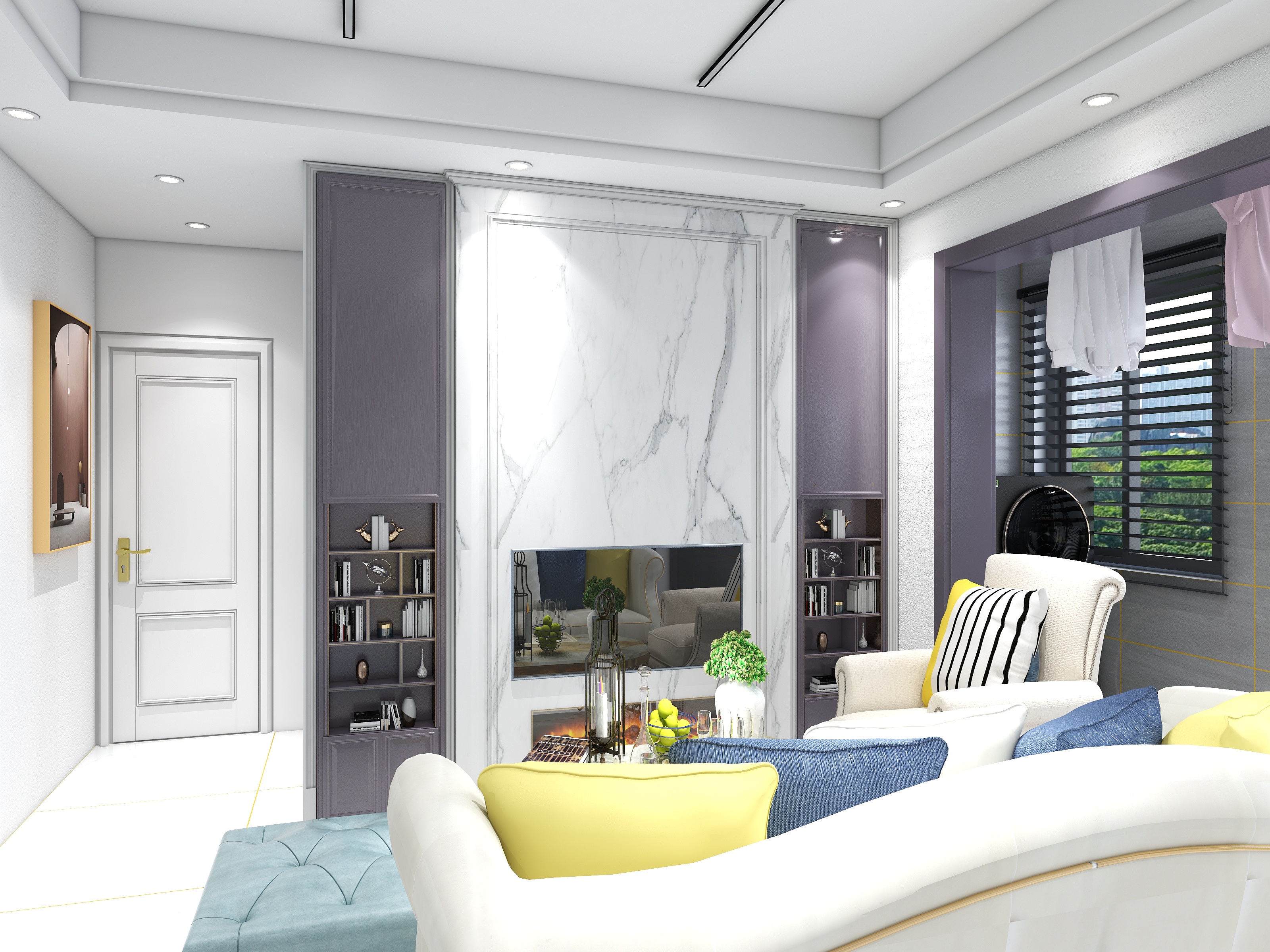 藍木匠装饰-瑞和园89.50㎡B户型3室2厅1卫-装修设计方案