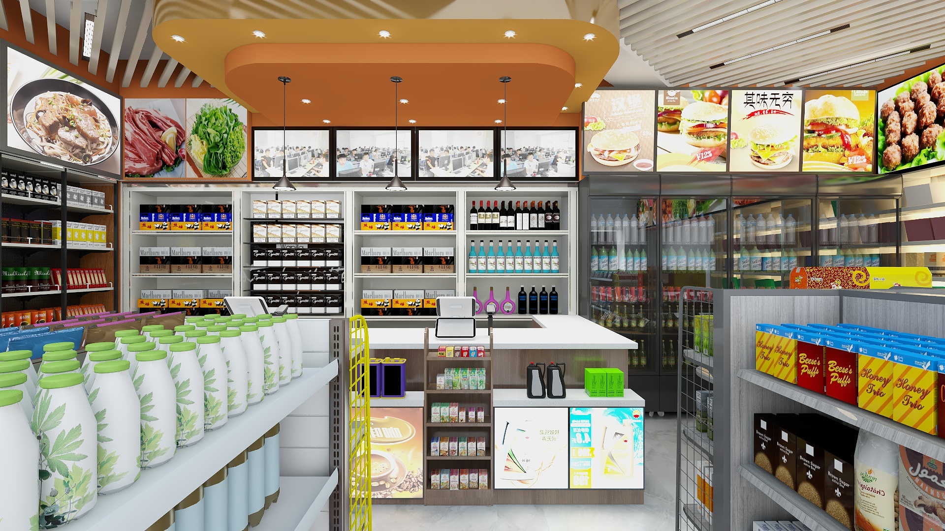 锦鲤室内-69公装-昆仑好客便利客-装修设计方案