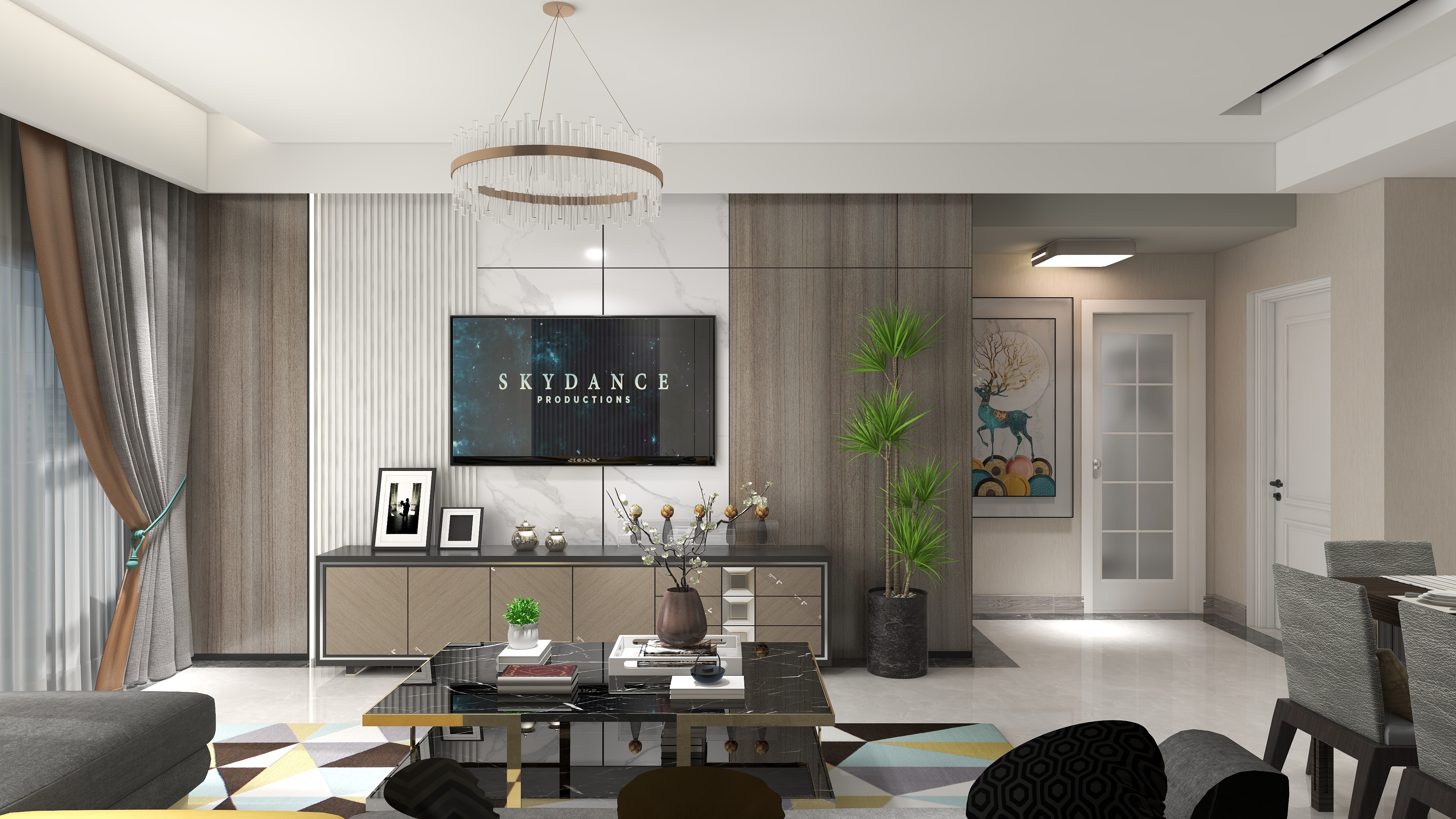 孤独的七号-保利东湾-装修设计方案