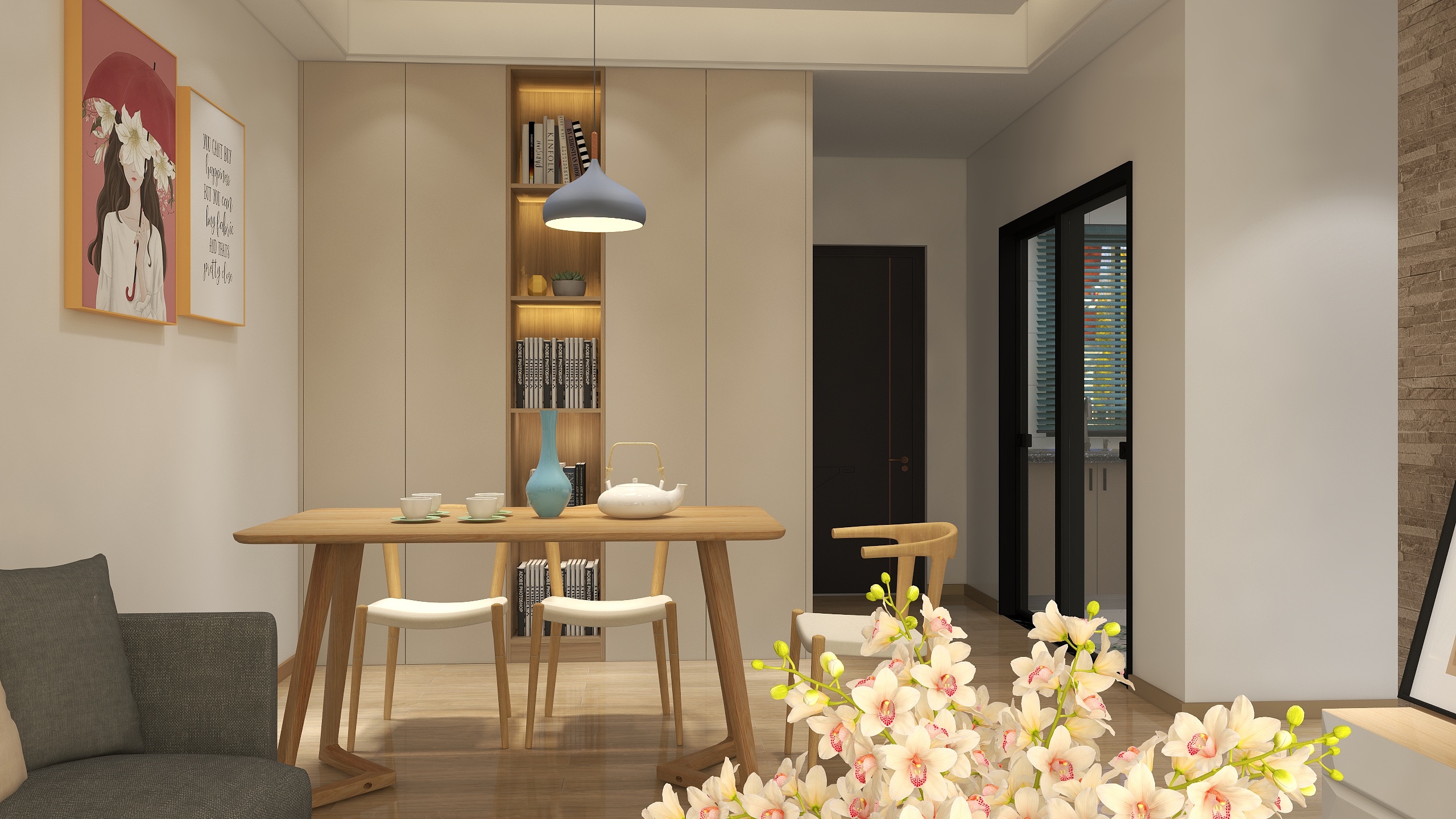 高端定制效果图-德信海德公园-装修设计方案