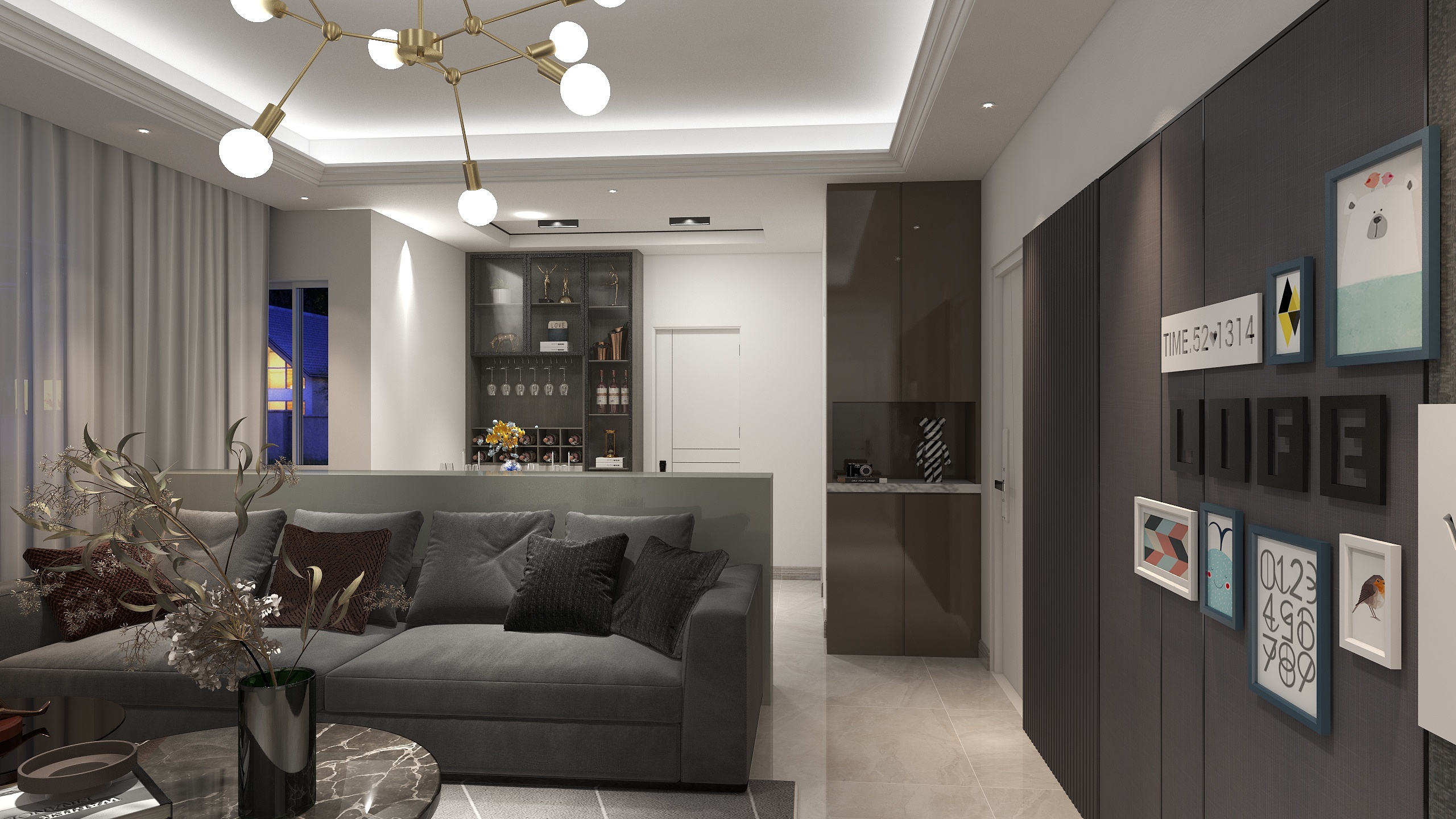 AK麻匪-瑞和园89.50㎡B户型3室2厅1卫-装修设计方案