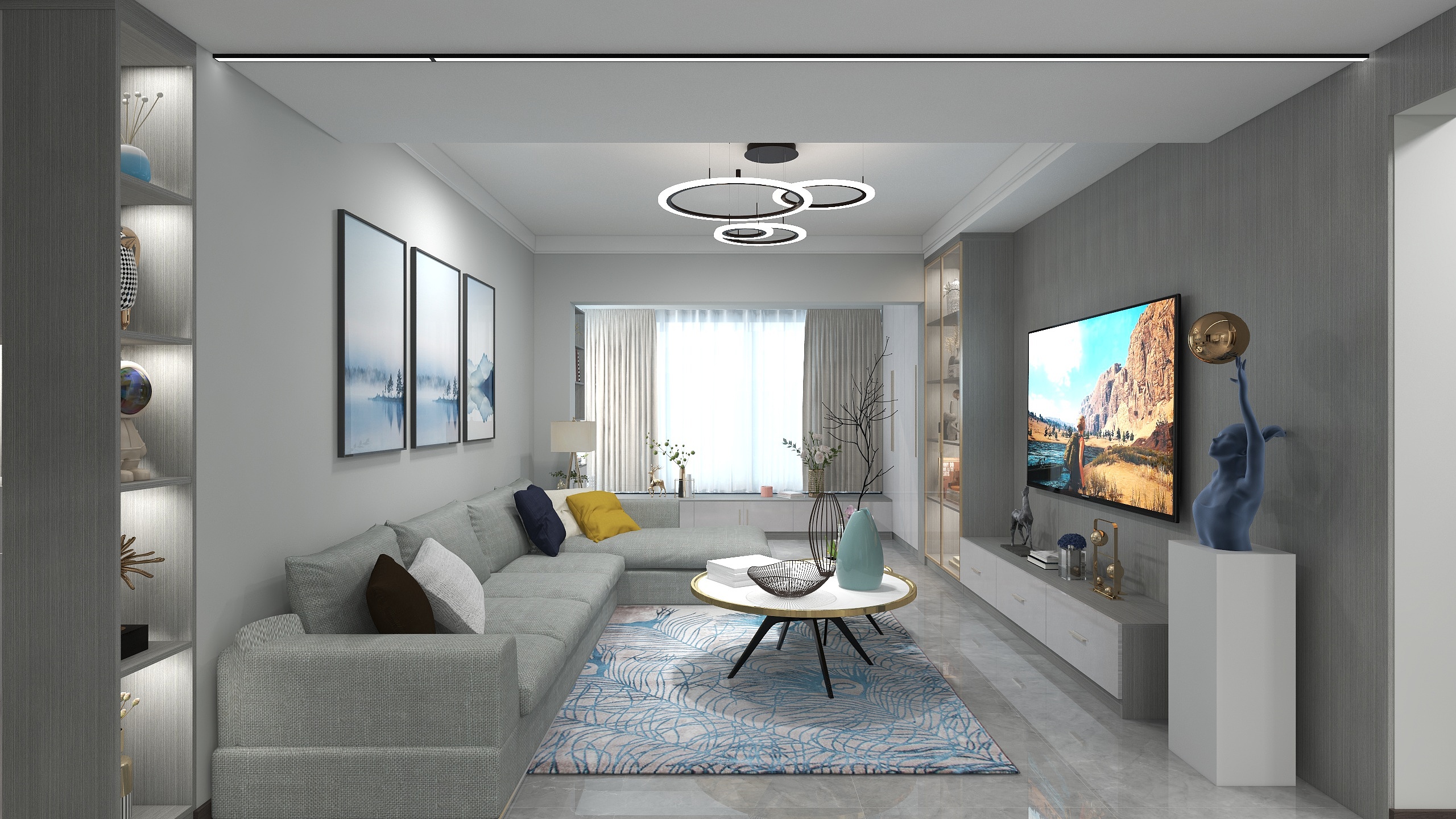 LUO13721837507-宇信凯旋公馆8-2-9楼西户-装修设计方案