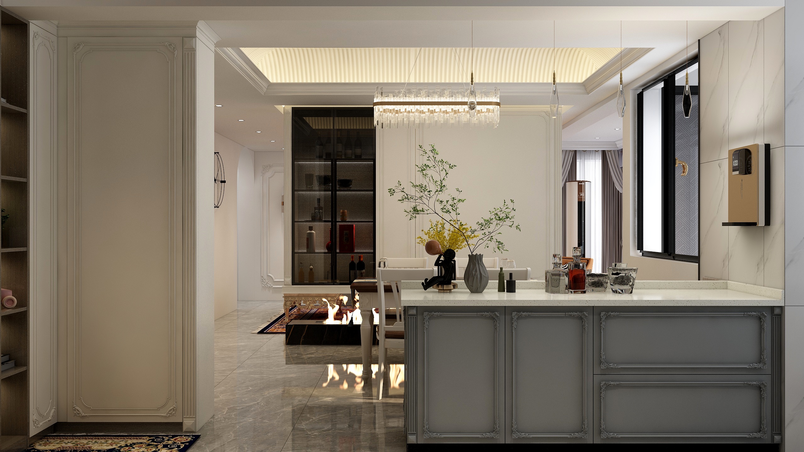 -叶文-130㎡简欧三居室-装修设计方案