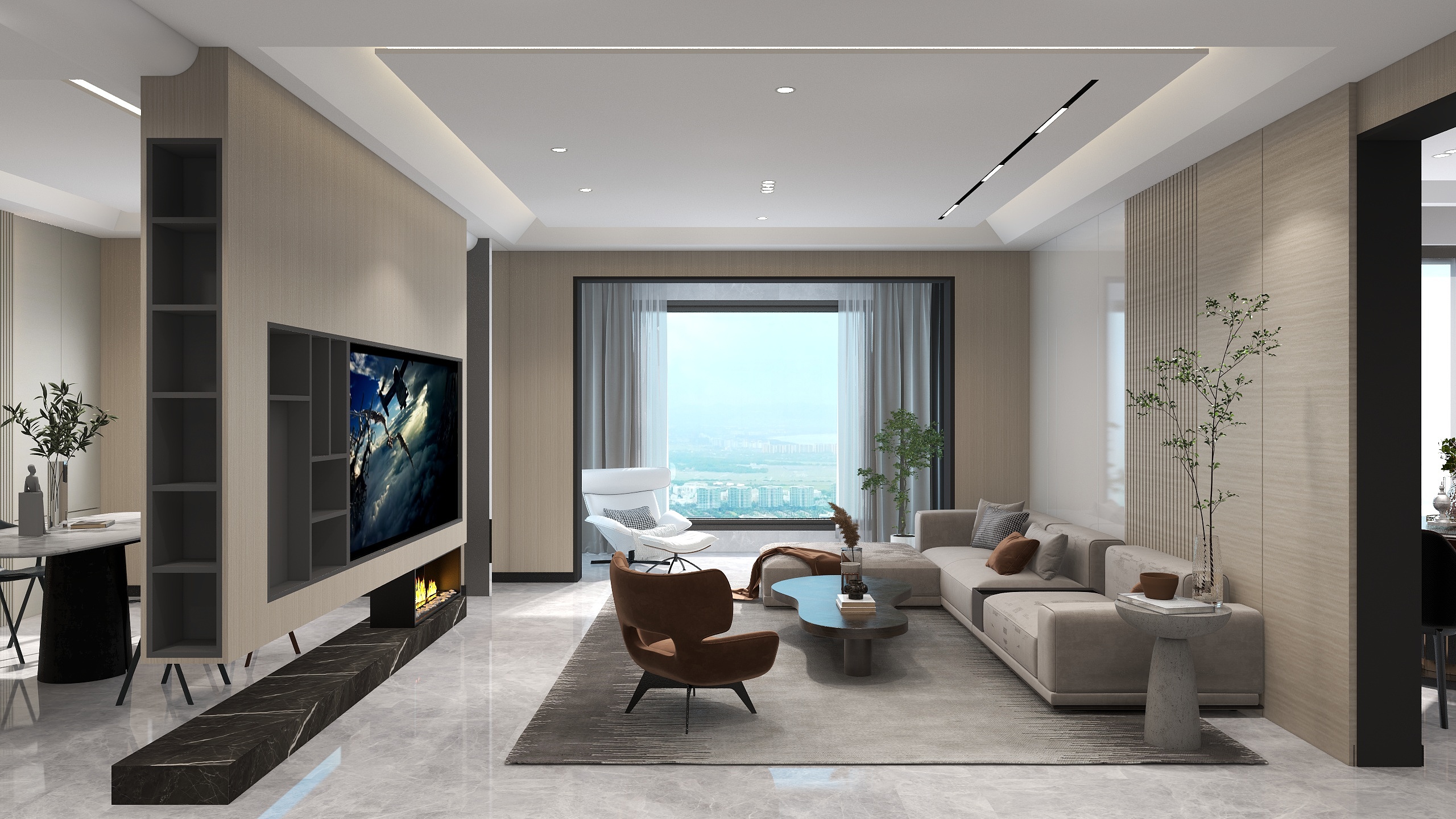 楠瓜洲-141㎡3室-装修设计方案