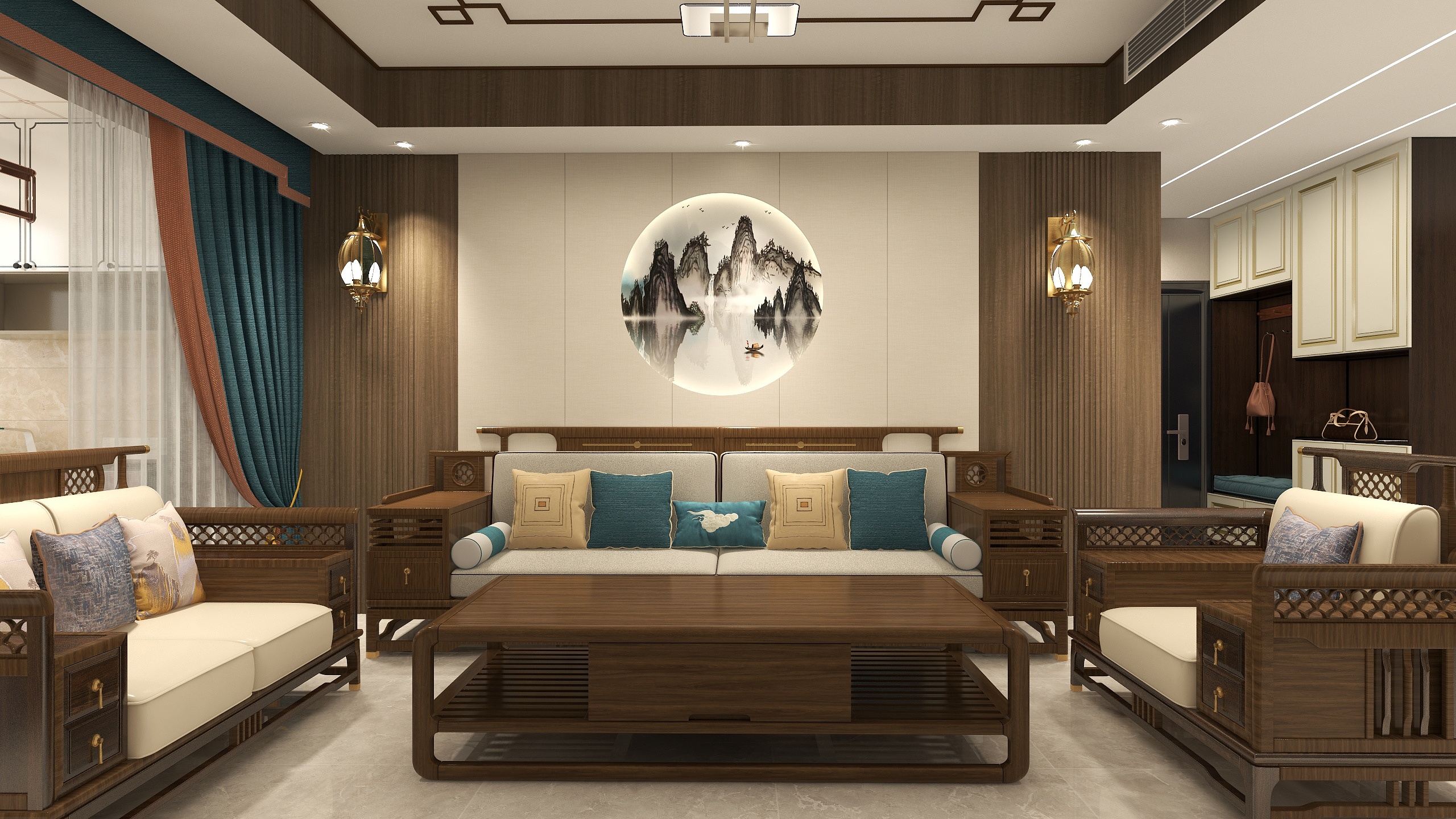 浮生若梦967cDhl-崤山公馆-装修设计方案