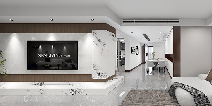 陈煜ID-封周路-何宅-装修设计方案