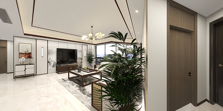 Interior3Design-建业12#2u403-装修设计方案