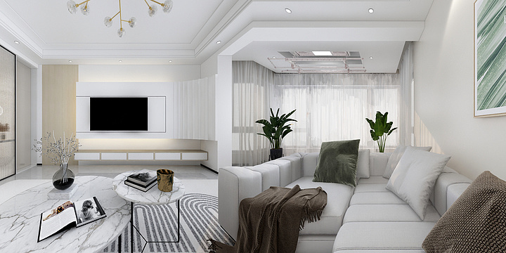 A万佳鑫装饰-大洼公园里1-2-901-装修设计方案