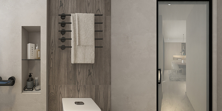 安定饰家装饰设计工程有限公司-中煤和悦府2、4栋D1  58㎡样板间设计-装修设计方案