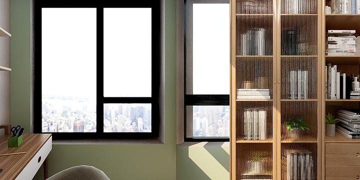 德信海德公园83.00㎡A2’3室2厅1卫1厨-装修设计方案